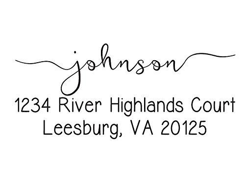 Return Family Address Custom Stamp Personalized Self Inking Rubber Stamper #TOP4