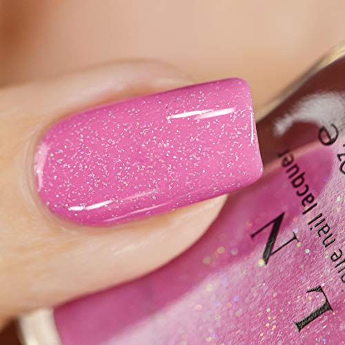 Image of ILNP Gumdrop - Bubblegum Pink Holographic Nail Polish