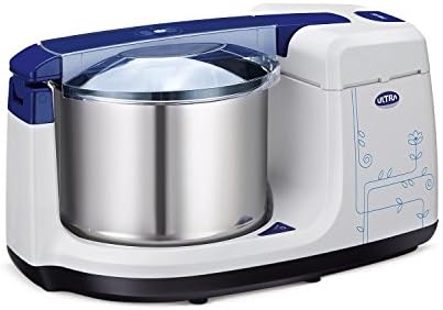 Elgi Ultra Bigg+ 2.5 Liter Table Top Wet Grinder | With Atta Kneader 110 Volt For USA & Canada, Blue