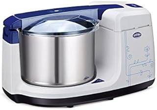 Elgi Ultra Bigg+ 2.5 Liter Table Top Wet Grinder | With Atta Kneader 110 Volt For USA & Canada, Blue