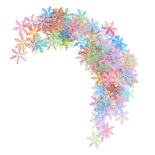 Baluue 5000piezas Decoración Navideña de Copos de Nieve Copos de Nieve Artificiales y Confeti para Fiestas de Bodas Cumpleaños y Fiestas Navideñas Accesorios para Fotos y Manualidades