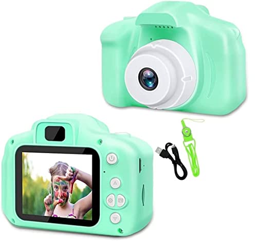 Tegan Digital Camera for Kids Camera | Toys for 6+ Years Boys | for Taking Photo Pictures and Videos Child Video Recorder Camera Full HD 1080P Handy Portable Camera Green Color