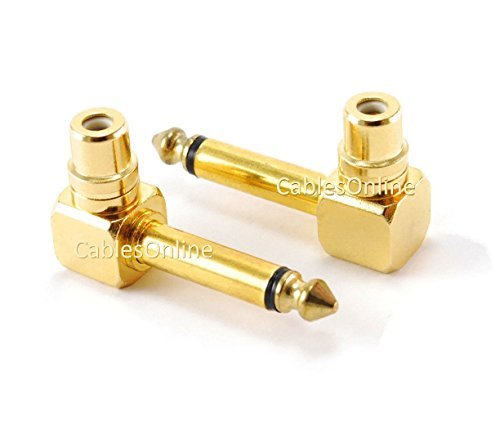 VCE - Adattatore Da Jack Ono Feina 3,5 A RCA Aschio, Placcato In - Foto 7