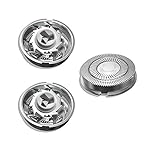 Replacement heads for electric shavers,Waterproof Replacement Blades for Mens Shaver,3-Pack