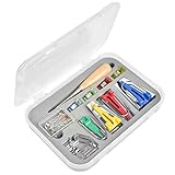 【Breite Anwendungen】 - Wenn Sie für ein Nähprojekt Schrägband herstellen, sind diese Nähwerkzeuge genau das Richtige für Sie! Wählen Sie das Stoffmuster, das Sie mögen. Bauen Sie ganz einfach Ihr eigenes Schrägband, um Quilt-Bindungsnähte, Nähen, Zusammenfügen, Basteln, Angeln und kleine Projekte wie Tischsets, Lätzchen, Armlöcher, Ausschnitte, Applikationen usw. herzustellen.