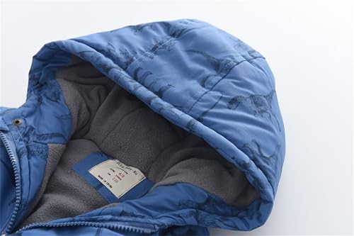 Kids Down Jacket Cartoon Winter Coat Thick Outwear for Baby Boy Children Hooded Cool 4-12Y4