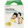 instax SQUARE Sofortbildfilm, weißer Rand 20er Packung, passend für alle instax SQUARE Kameras und Drucker, Die Verpackung kann variieren