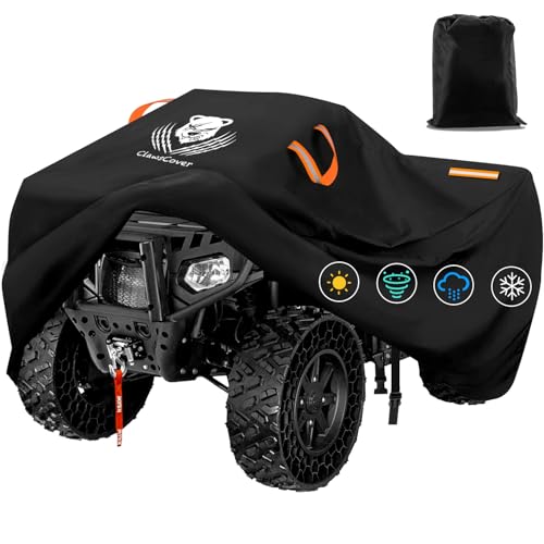 ClawsCover ATV Quad Covers 88 Inch XXL(Plus) Waterproof Outdoor Heavy Duty Oxford Cloth 4 Wheeler Accessories Fadeless Windproof All Weather Protection for Polaris Can am Kawasaki Honda Yamaha Suzuki by ClawsCover - Used condition - US$22.26