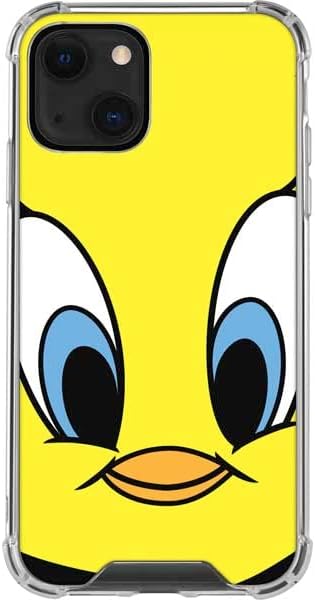 Skinit Clear Phone Case Compatible with iPhone 14 Plus - Officially Licensed Looney Tunes Tweety Bird Design