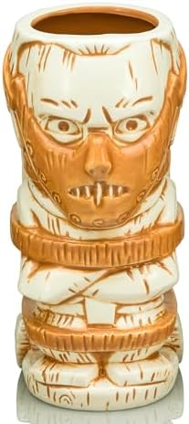 Geeki Tikis The Silence of the Lambs Hannibal Lecter Ceramic Mug | Party Cocktail Tumbler For Liquor and Beverages | Holds 18 Ounces image 5