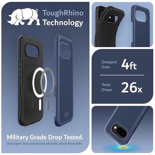 Image of TUDIA MergeGrip Magsafe Compatible for Google Pixel 9a Case - Indigo Blue