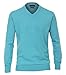Produktbild Casa Moda Herren Pullover V-Ausschnitt Uni türkis - XXL