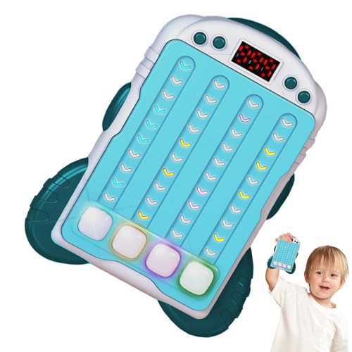 Handheld Puzzle Game Machine-Electronic Music Rhythm Playing Machine, Handheld Puzzle Fast Press Music Rhythm Game Game Console | Reaccionando rápidamente los juguetes con varios modos para el nacimie