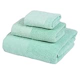XINTINGHZP Cotton Bath Towel Set includes 1 Bath Towel,1Hand Towel, and 1 Washcloth (color10)