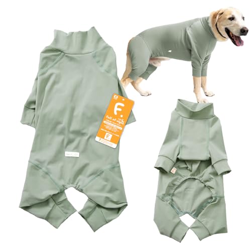 大型犬 温度調整 袖あり つなぎ お部屋着 犬の服 フルオブビガー 31/ドライハーブ B2L