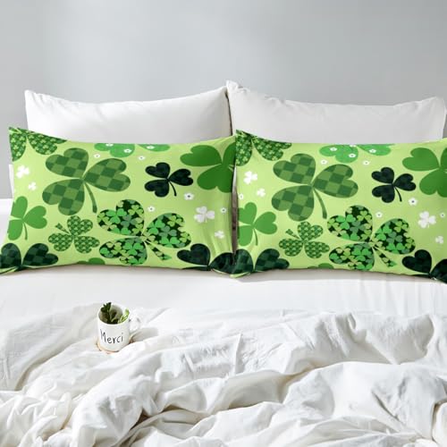 Parure de lit en polyester doux Manfei drap housse plat taie