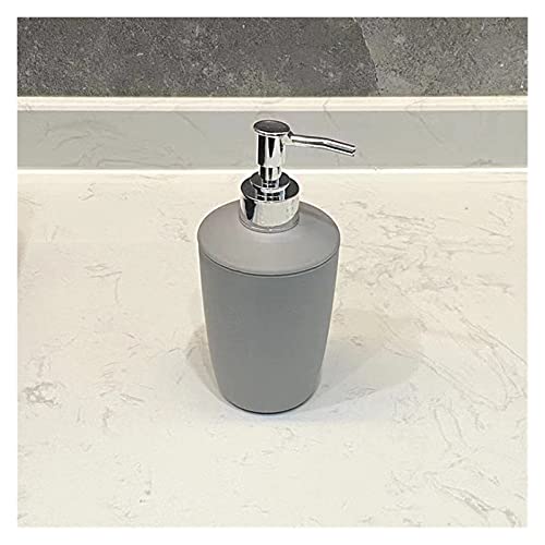 CWCQGH Dispensador de jabón de plástico para baño, dispensador de jabón líquido de 340 ml, Accesorios de baño, Botella para champú y Ducha, Accesorios de baño para el hogar y el,C
