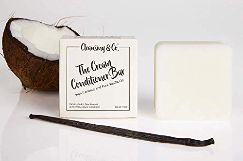 Cleansing & Co 2.11Oz Hair Conditioner Bar For Nourishing Scalp And Hair - Hand Made, Zero Waste, Plastic Free, Sls Free, Natural Conditioner Bars For Body Care (Eco-Friendly Coconut Bar Conditioner) #TOP1