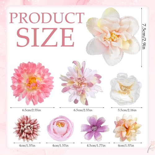Pinzas de Pelo Florales Boho Yolyoo 21 Pcs miniatura 2