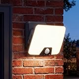 vighep 24W Security Lights Outdoor Motion Sensor, Upgraded IP65 Waterproof LED Floodlight, 3000K-6500K PIR Outside Wall Light for Garden Backyard Garage Forecourt