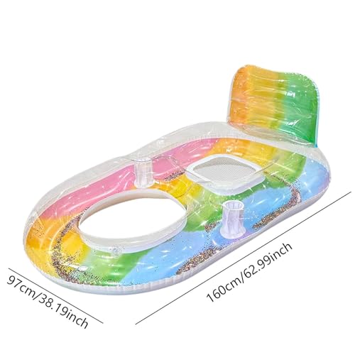 Chaise flottante piscine matelas gonflable lac extérieur