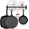 Wallniture Lyon Kitchen Rail with 10 Utensil Holder S Hooks for Hanging Kitchen Utensils Set and Cookware, 17" Frosty Black Wallniture Lyon Kitchen Rail with 10 Utensil Holder S Hooks for Hanging Kitchen Utensils Set and Cookware, 17" Frosty Black