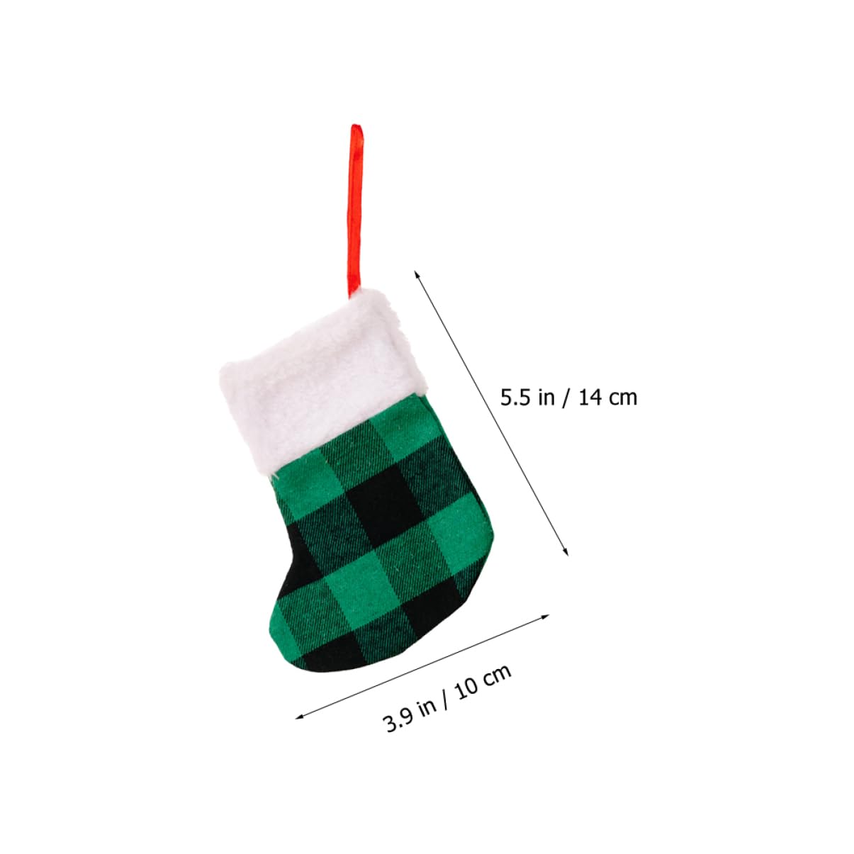 Amosfun 5 Sätze Cartoon-strumpfbeutel Weihnachts Party Weihnachtsbaumdeko Kaminsims Weihnachtsstrümpfe Weihnachtsbaum Strümpfe Weihnachtstüten Mit Süßigkeiten Christbaumschmuck 6 Stück * 5