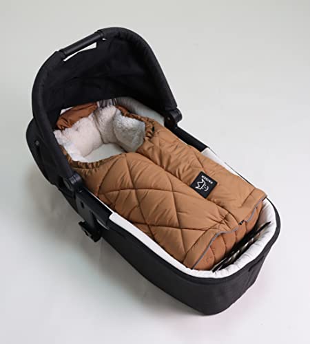 Chancelière MOONY KAISER design camel et crème en chancelière d'exception