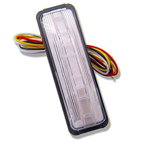 Foloi·mtboy Trailer Lighting For Truck Accessories, Universal Light Bars For Trucks Side Marker Lights, Tail Light, Third Brake Light, Automotive Emergency Strobe Lights White Housing #TOP3