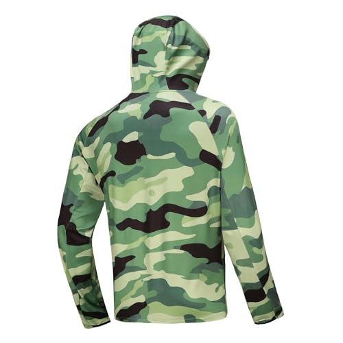 Men's Sun Protection Hoodie Hiking Shirt UPF 50+ Long Sleeve 1/4 Zip Tops Lightweight2