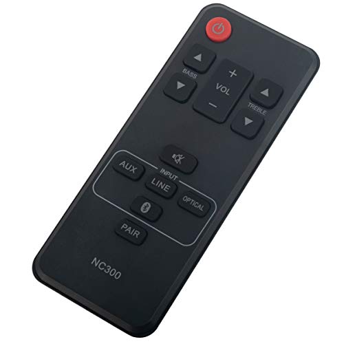Image of NC300UH NC300 Sound Bar Replacement Remote Control Applicable for Sanyo Soundbar FWSB405F FWSB405FS