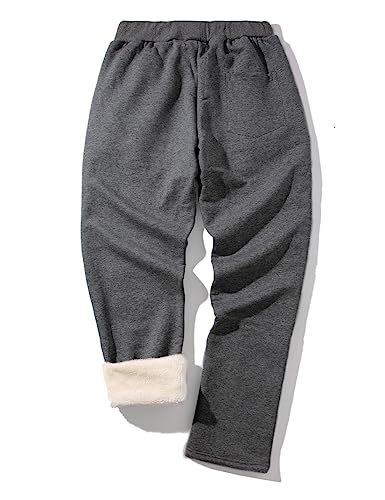 Pantalon de jogging chaud en polaire avec cordon de serrage extensible - 5
