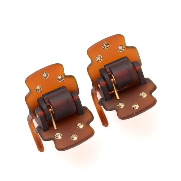 コンプレックスビズ　ヘアクリップ2個セット Amazon.co.jp: コンプレックスビズ スーパー石付クリップ 2個 セット