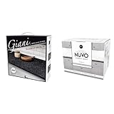 Giani Granite Countertop Paint Kit 2.0-100% Acrylic (Bombay Black) & Nuvo Driftwood Cabinet Makeover Kit - Easy DIY 7-Piece Set, Light Neutral Grey, Long-Lasting Finish