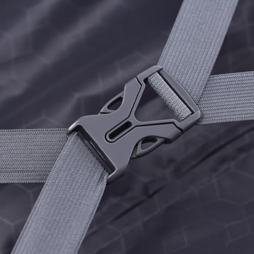 Durable 3-Piece ABS Hardshell Luggage Set - Lightweight Suitcase with Lock - 20'', 24'', 28'' (Black & Brown)3