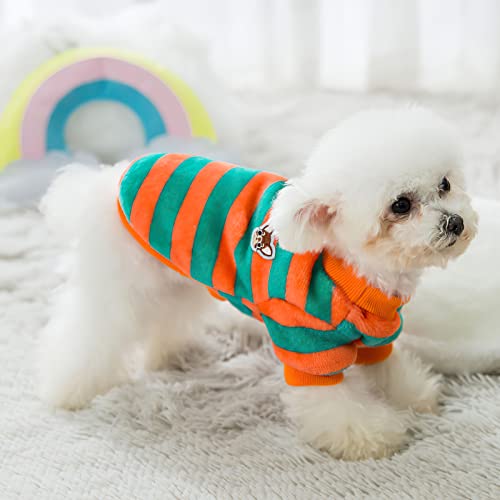 Dosuyi Fleece Small Dog Sweater- Girl Boy Dog Cat Clothes - Cold Weather Chihuahua Teacup Yorkie Puppy Sweaters, Cute Tiny Dog Outfit Clothing Winter #TOP2