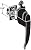 Prime-Line K 5079 Colonial Push Button Screen or Storm Door Latch, Black (Single Pack)