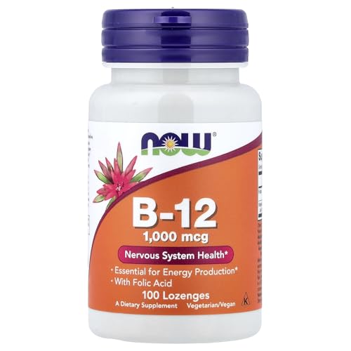 NOW Vitamin B-12 Lozenges - 1000 Mcg 100