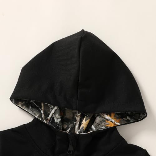 Image of YOUNGER STAR Toddler Baby Boy Girl Clothes Fall Winter Outfits Long Sleeve Hoodie Sweatshirt Sweat Pants Cotton Sweatsuits
