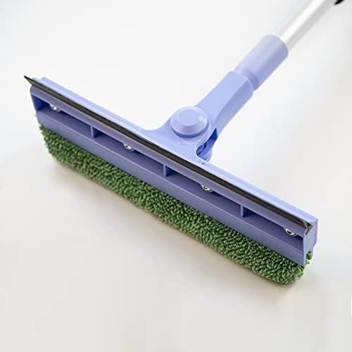 Marko 25cm Squeegee Telescopic Handle Swivel Head Sponge Extendable Window Cleaner Wiper
