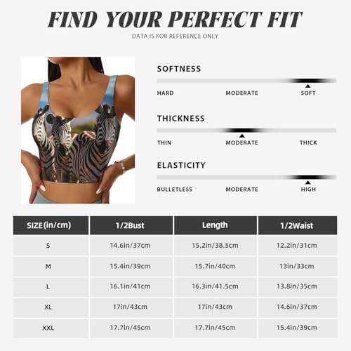 Gilet de sport femme HYTTER zèbres noir et blanc pour fitness taille L - 6