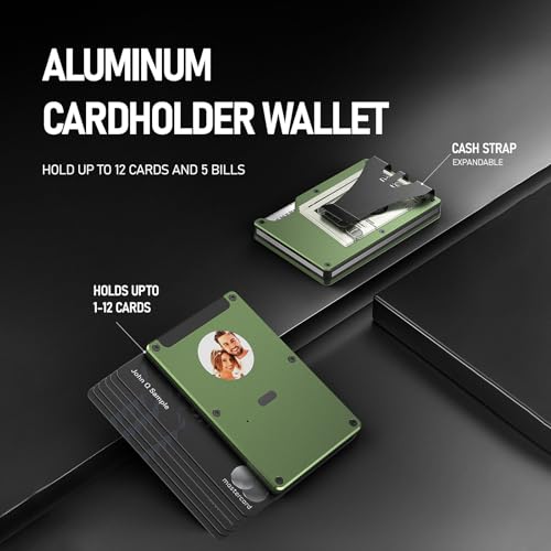 E-ink Air Wallet, Slim Wallet with Built in Airtag Chip, With E-ink Custom Text/DIY Picture, RFID Blocking Credit Card Holder, Compatible with Apple Find My iOS Only, Trackable wallet2