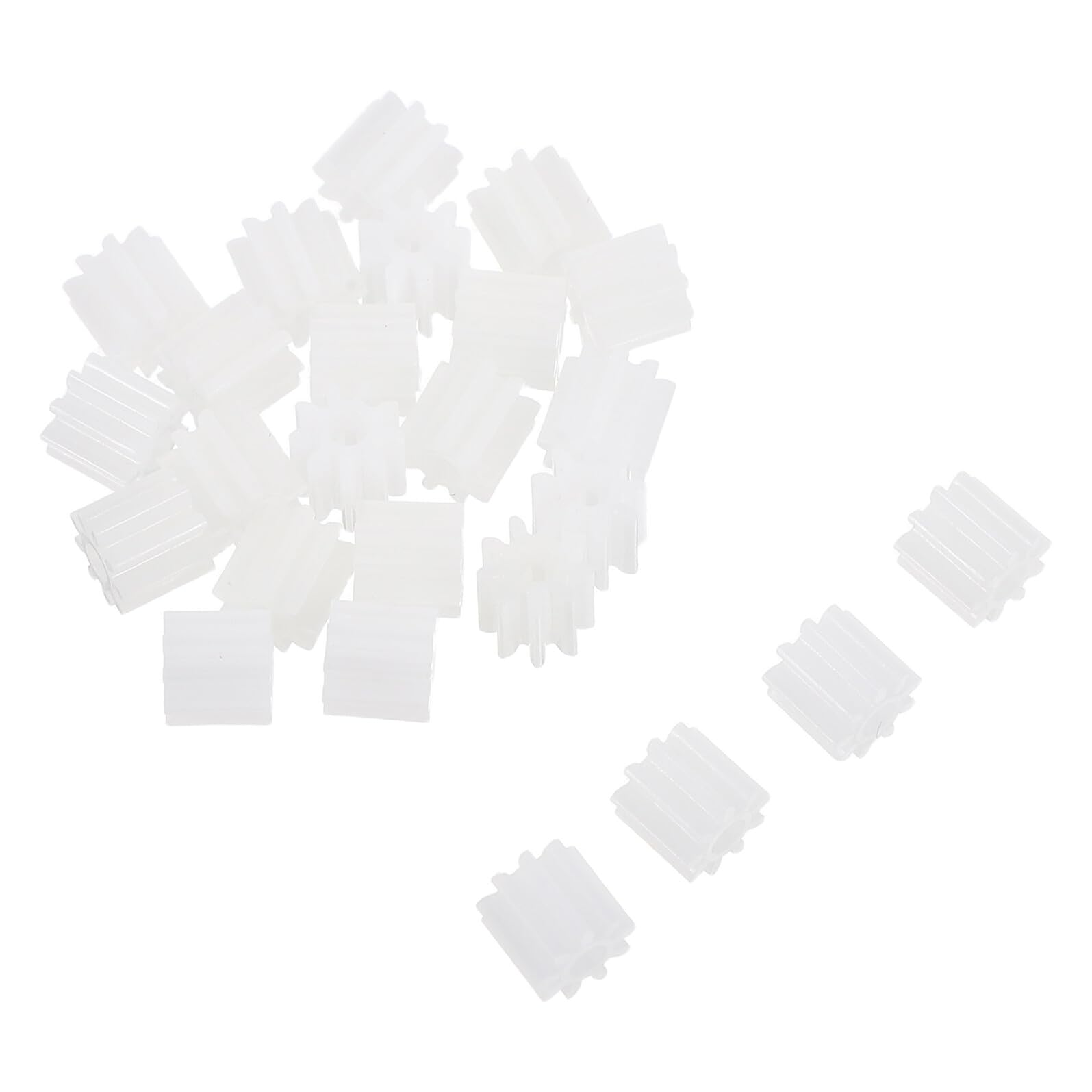 FRCOLOR プラスチック製おもちゃの歯車セット 25個 ミニチュアギア模型用 ギア噛み合い良好 DIY学習おもちゃ組立キット 向け科学教育用品