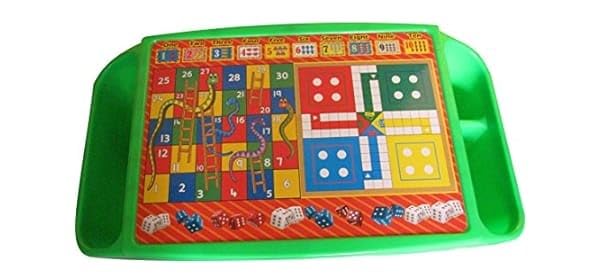 SANJU Printed Plastic Kids Table with Side Storage for Eating, Study, Art & Craft-image-43