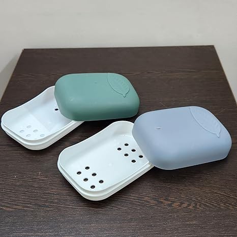 Bright Metal Soap Case with Lid Soap Holder Soap Dish for Bathroom Kitchen Sink (Set of 2 Pcs) (B0CP84KV4B) Amazon Price History, Amazon Price Tracker