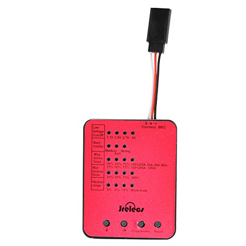 Jrelecs Programming Card for RC Car Brushless ESC Electronic Speed Controller