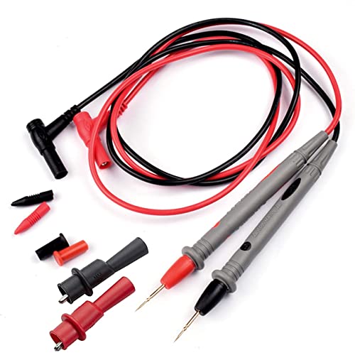Cordon Multimetre, 1000V / 20A /CAT III/IV Pointe de Touche Multimetre Cable Multimètre Sondes de Touche Multimetre Kit de Cordons de Test en Pour Électricien Pour Multimètres Cover