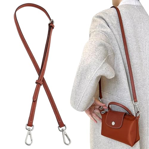Image of Jiesinlov Leather Bag Shoulder Strap Replacement Crossbody Adjustable Conversion Kit Fit for Mini Pouch