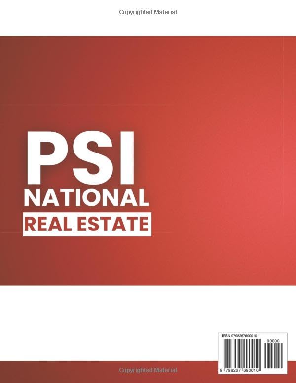 Miniatura 2 de PSI National Real Estate 1000+ Practice Questions & 6 Full-Length Simulation Clear Explanations, Scenario-Based Drills, and Simplified Math to
