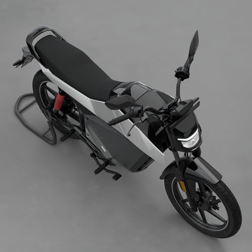 Image of OLA Roadster X (2.5 Kwh) High Speed Electric Bike with charger - Ceramic white - Ex-Showroom